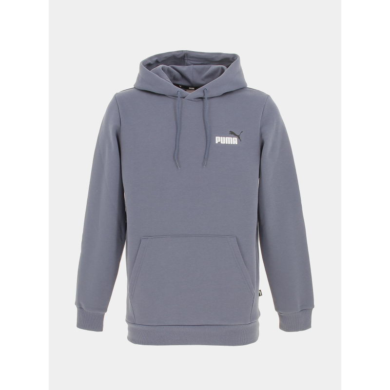 Sweat à capuche essential logo basique bleu homme - Puma