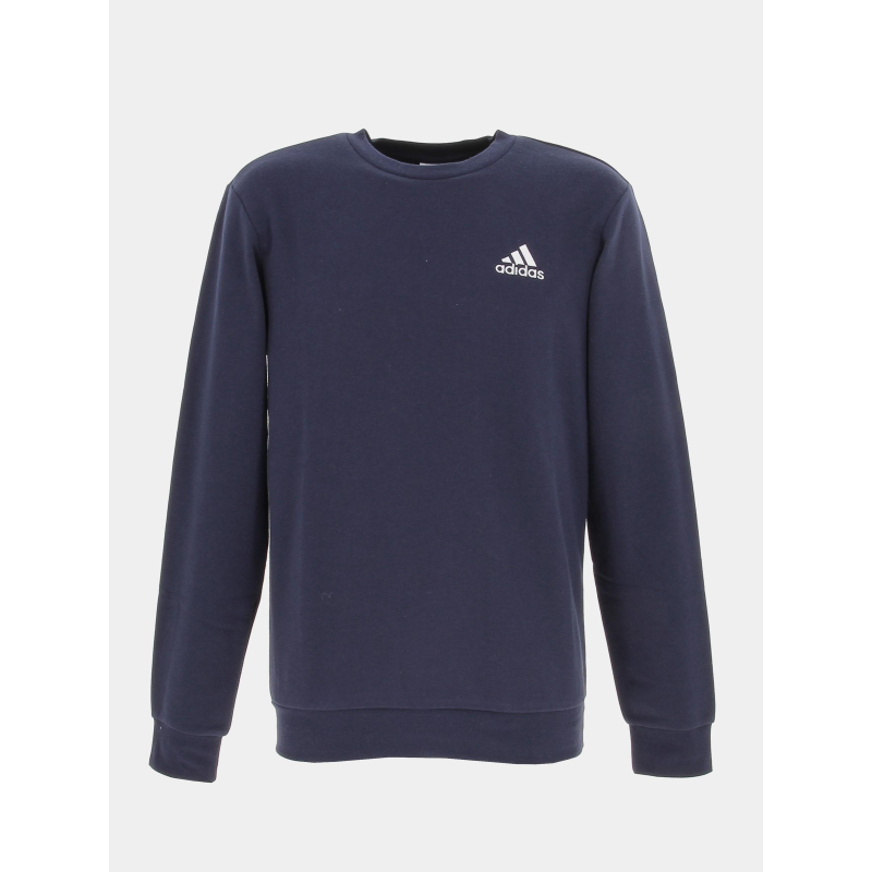 Sweat feelcozy logo brodé bleu marine homme - Adidas