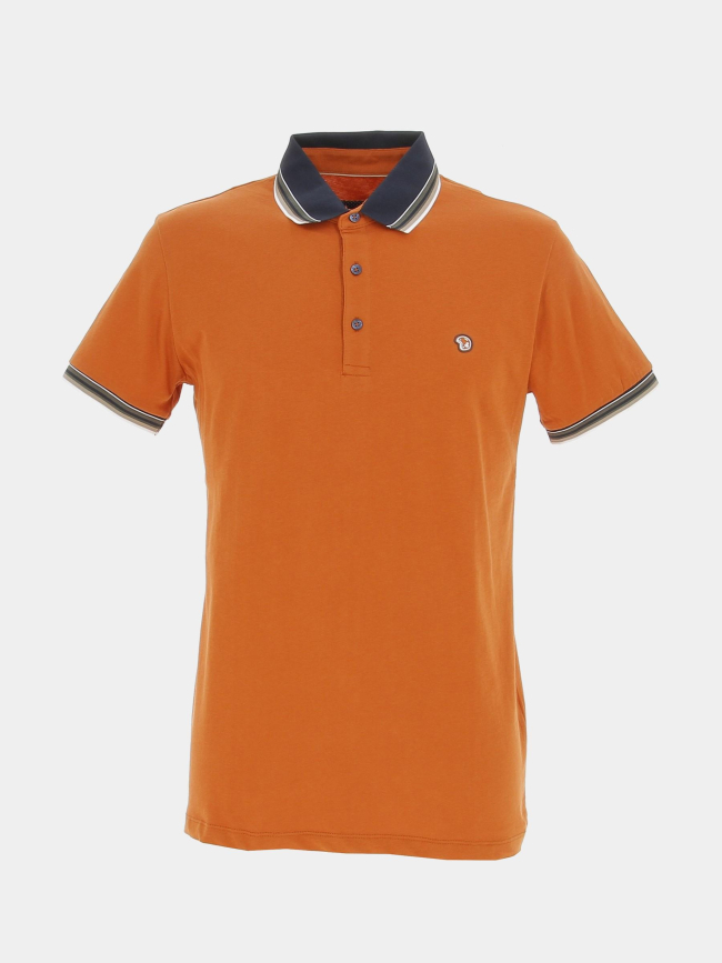 Polo manches courtes classic orange homme - Benson & Cherry