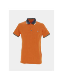 Polo manches courtes classic orange homme - Benson & Cherry