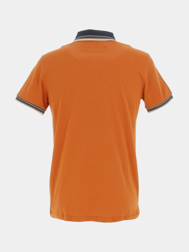 Polo manches courtes classic orange homme - Benson & Cherry