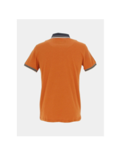 Polo manches courtes classic orange homme - Benson & Cherry