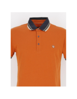 Polo manches courtes classic orange homme - Benson & Cherry