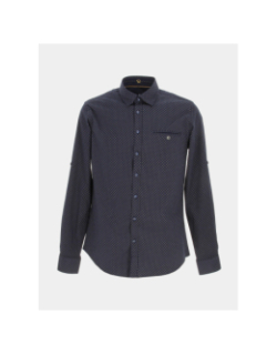 Chemise à poche classic bleu marine homme - Benson & Cherry