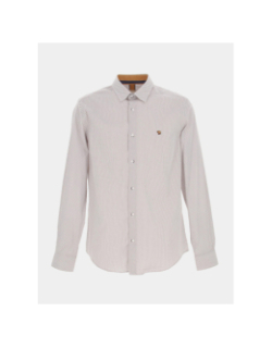 Chemise manches longues classic blanc homme - Benson & Cherry