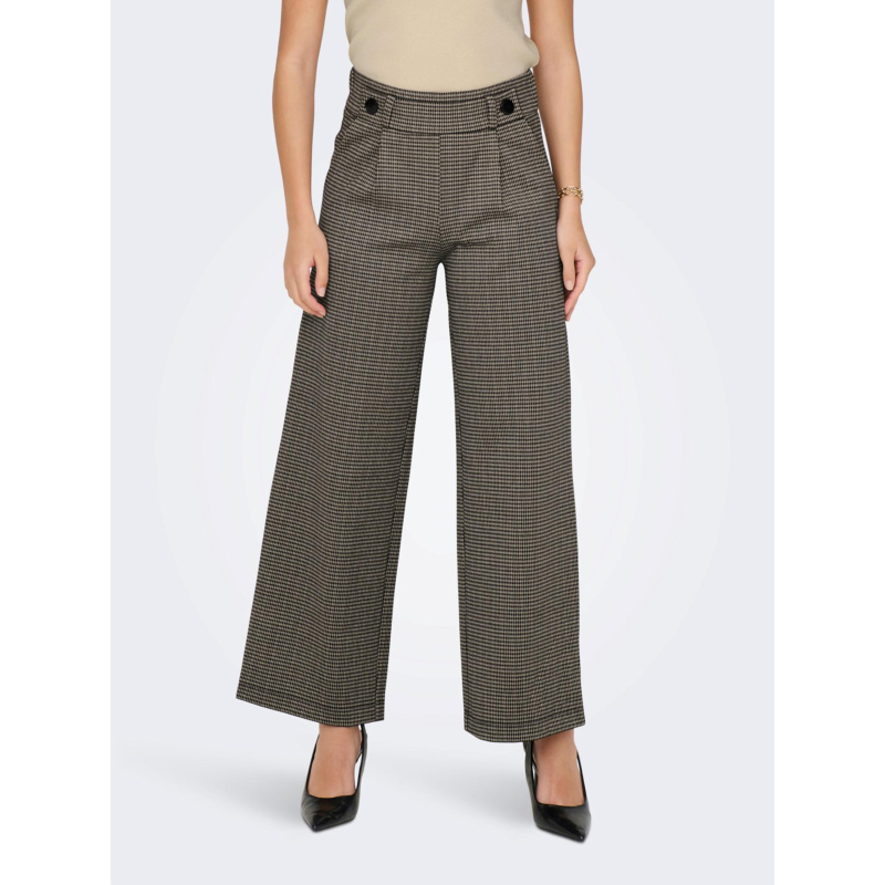 Pantalon classique geggo mia noir marron - Jacqueline De Yong