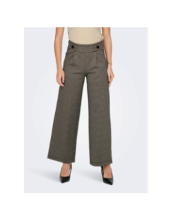 Pantalon classique geggo mia noir marron - Jacqueline De Yong