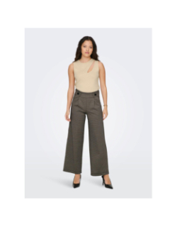 Pantalon classique geggo mia noir marron - Jacqueline De Yong