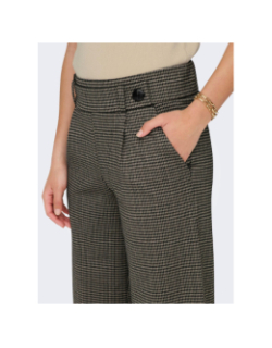 Pantalon classique geggo mia noir marron - Jacqueline De Yong