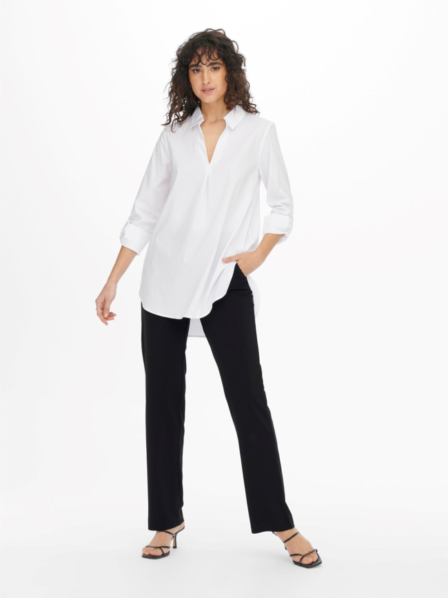 Pantalon chino droite eggo noir femme - Jacqueline De Yong