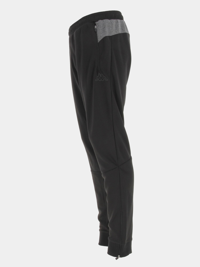 Jogging kouros avec poches zippées noir homme - Kappa