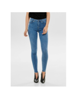 Jean skinny taille mi-haute power bleu femme - Only