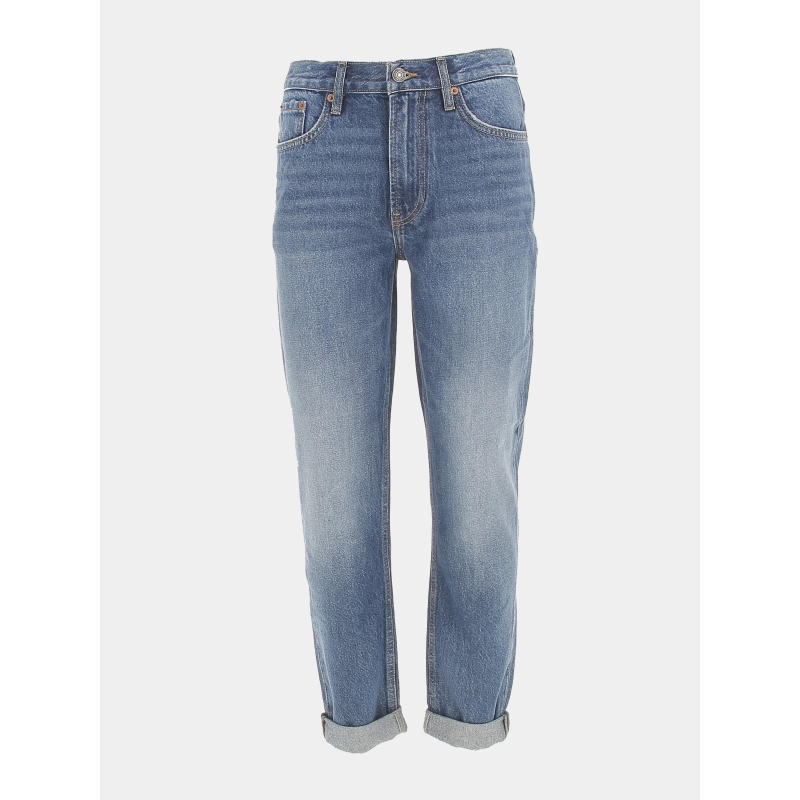 Jean dad pant taille ajustable bleu enfant - Teddy Smith