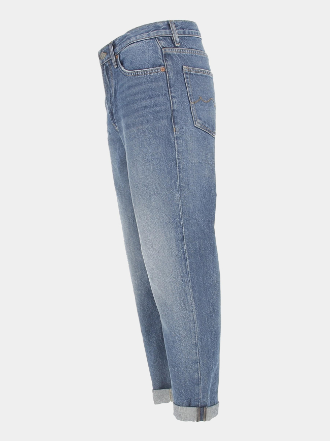 Jean dad pant taille ajustable bleu enfant - Teddy Smith