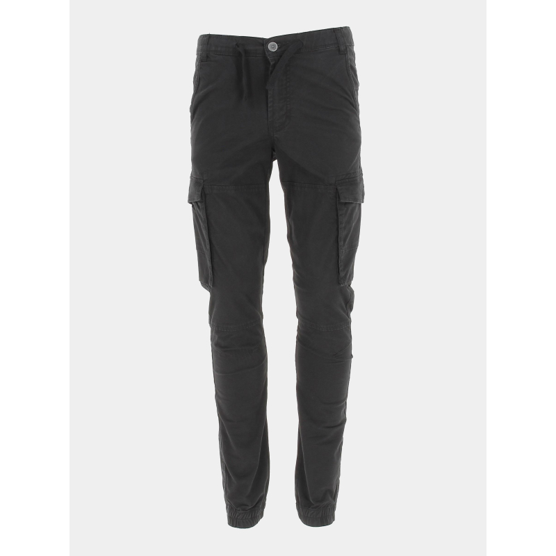 Pantalon cargo murray utilitaire noir garçon - Teddy Smith