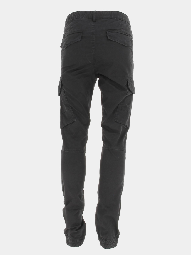 Pantalon cargo murray utilitaire noir garçon - Teddy Smith