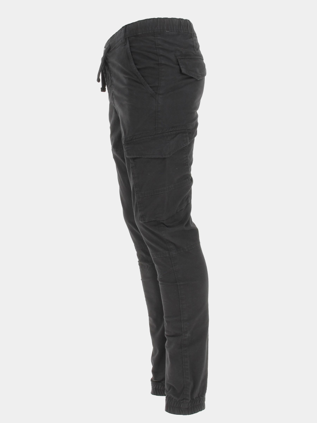 Pantalon cargo murray utilitaire noir garçon - Teddy Smith