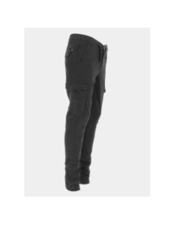 Pantalon cargo murray utilitaire noir garçon - Teddy Smith