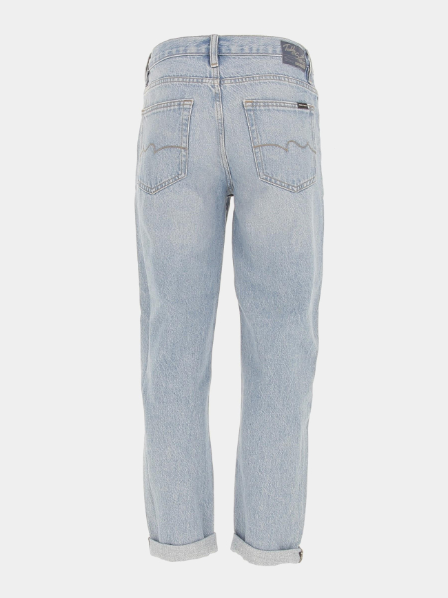 Jean dad pant taille ajustable bleu clair enfant - Teddy Smith