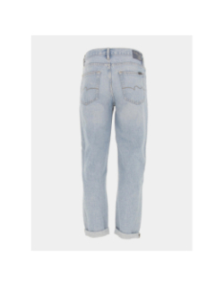 Jean dad pant taille ajustable bleu clair enfant - Teddy Smith