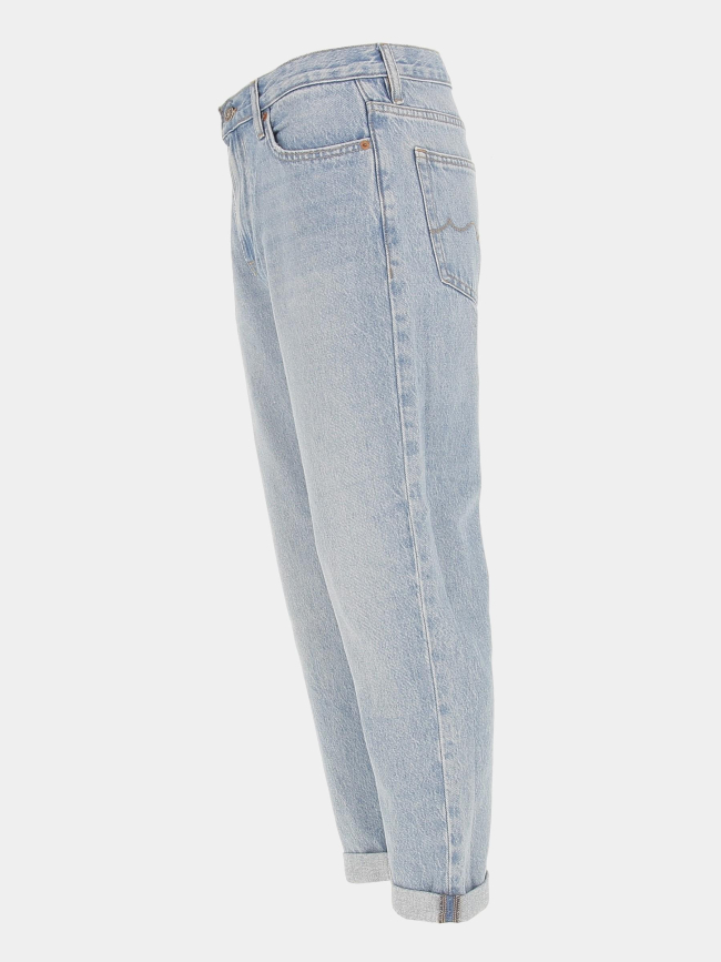 Jean dad pant taille ajustable bleu clair enfant - Teddy Smith