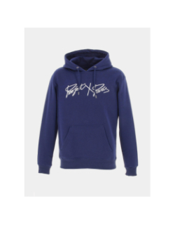 Sweat à capuche logo signature bleu marine - Project X Paris