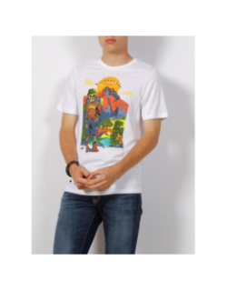 T-shirt hiker aventure squelette blanc enfant - Jack & Jones