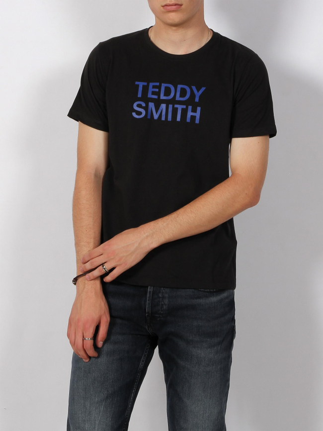 T-shirt ticlass 3 noir garçon - Teddy Smith