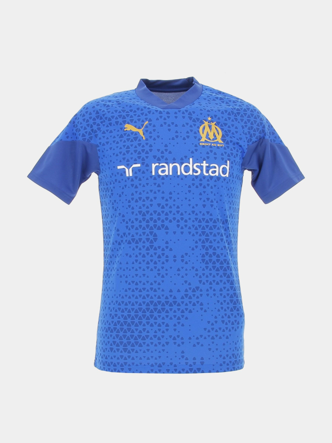 Maillot de football OM imprimés bleu homme - Puma