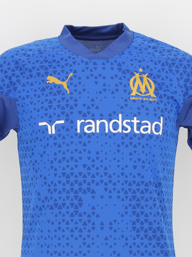 Maillot de football OM imprimés bleu homme - Puma