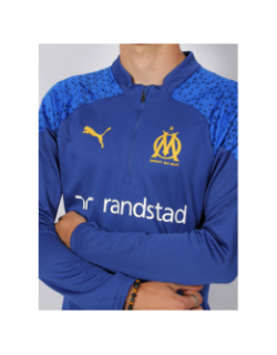 Sweat de football OM 1/4 zip or bleu - Puma