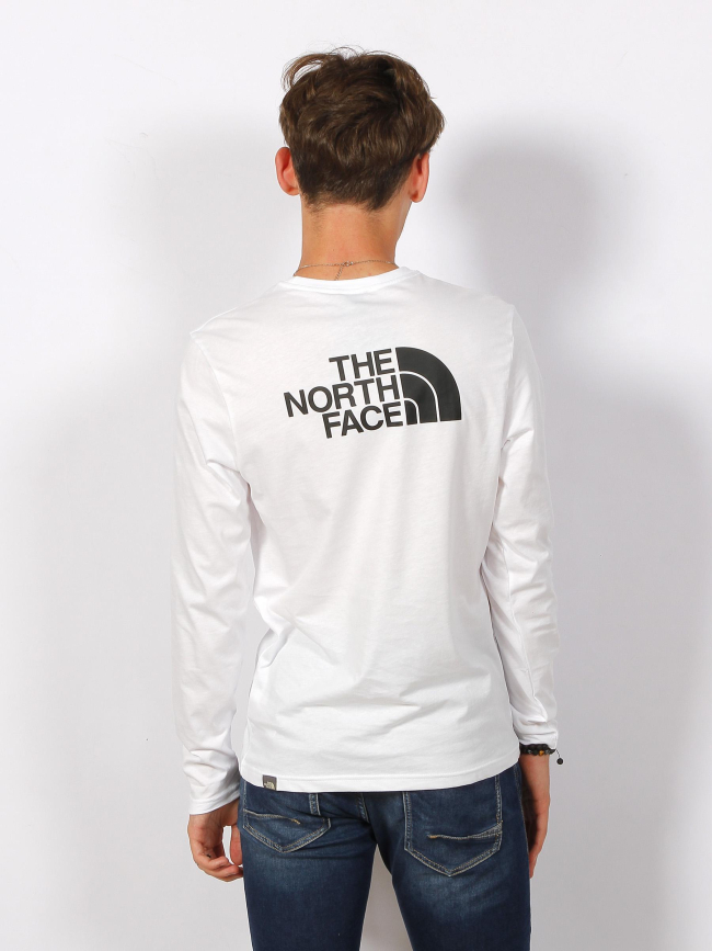 T-shirt manches longues easy blanc homme - The North Face