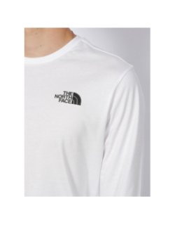 T-shirt manches longues easy blanc homme - The North Face