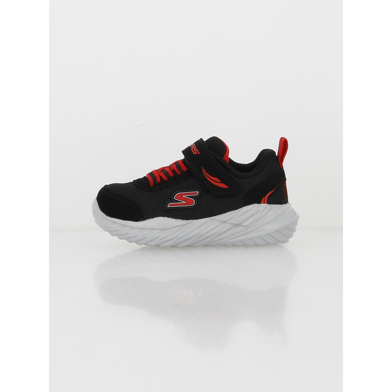 Baskets nitro sprint rowzer rouge noir enfant - Skechers