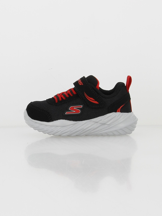 Baskets nitro sprint rowzer rouge noir enfant - Skechers