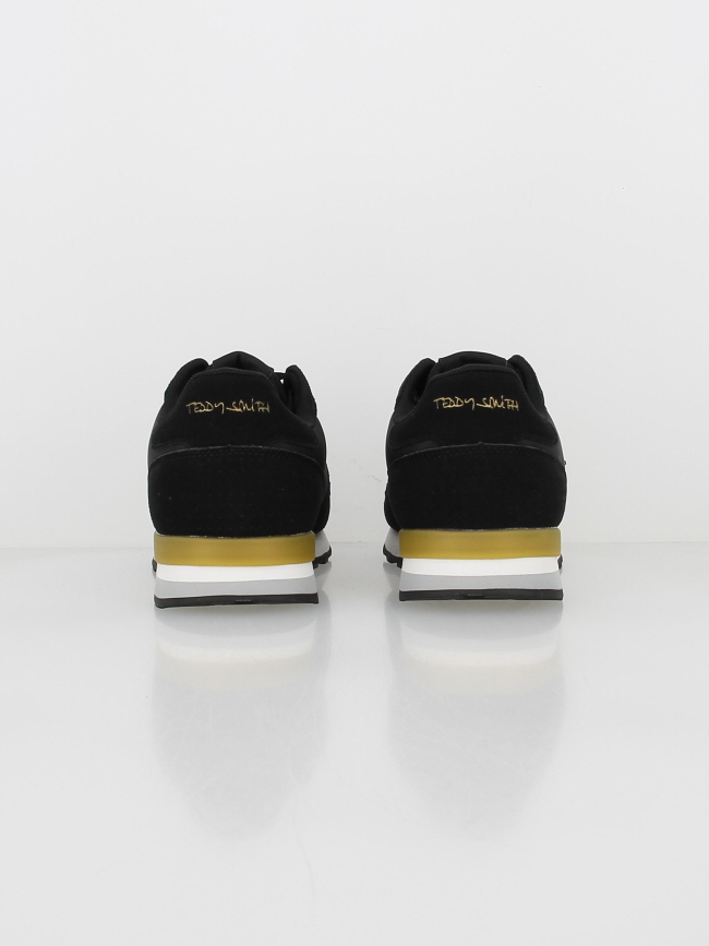 Baskets basses matelassées noir homme - Teddy Smith