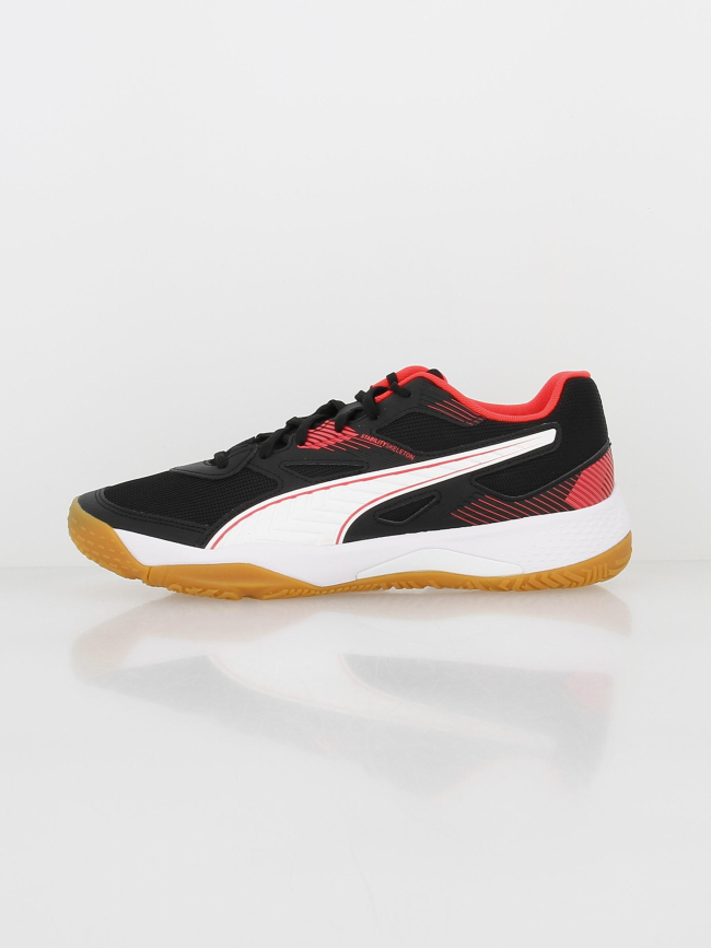 Chaussures de handball solarflash 2 noir rouge homme - Puma