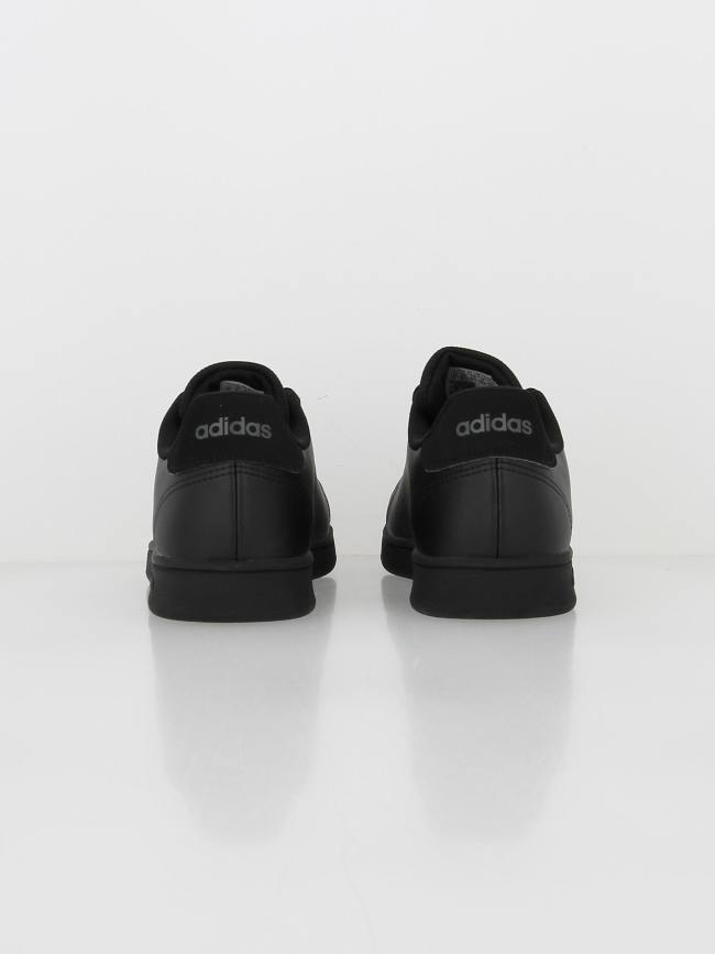 Baskets basses advantage uni noir enfant - Adidas