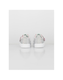 Baskets à paillettes lumineuse argenté enfant - Skechers