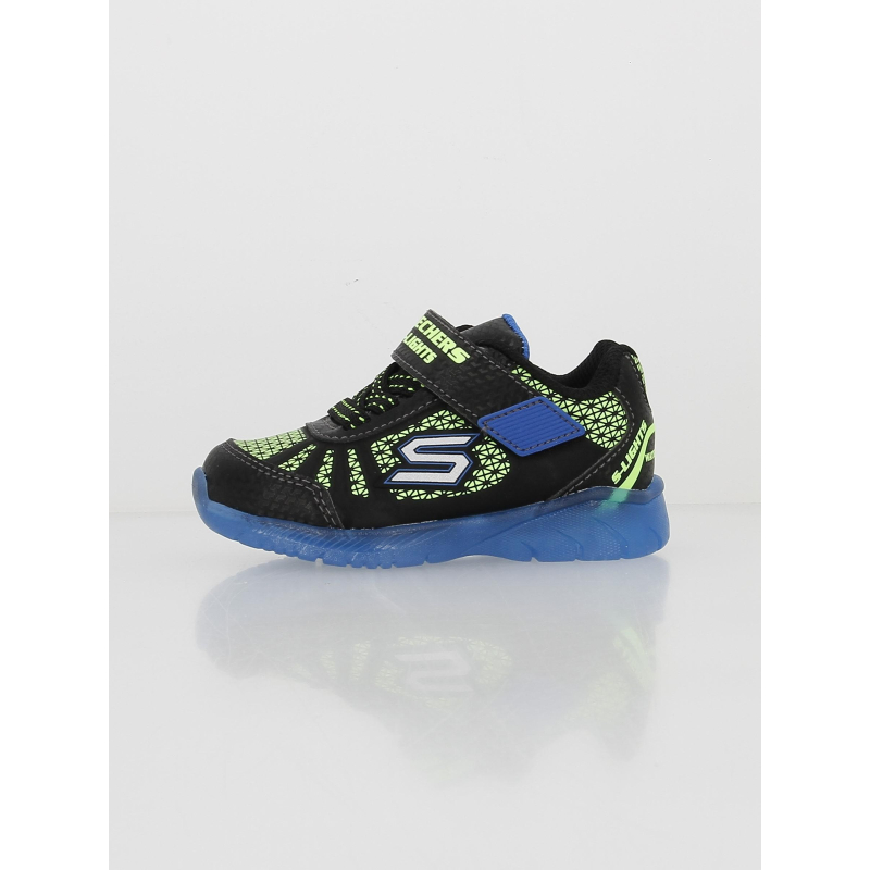 Baskets lumineuses tuff track vert enfant - Skechers