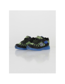 Baskets lumineuses tuff track vert enfant - Skechers