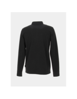Polo manche longue noir homme - Armani Exchange