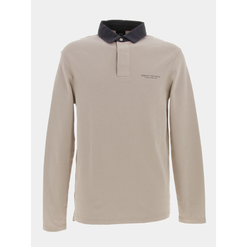 Polo deep beige homme - Armani Exchange