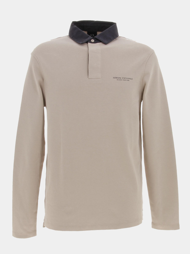 Polo deep beige homme - Armani Exchange