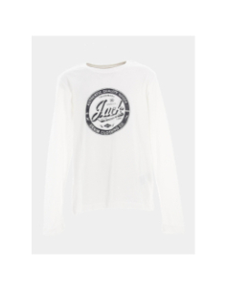 T-shirt manches longues blanc garçon - Jack & Jones