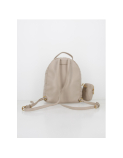 Sac à dos ecs matelassé détails dorés taupe femme - Lui.Jo