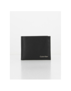 Portefeuille fin en cuir anti-RFID noir homme - Calvin Klein