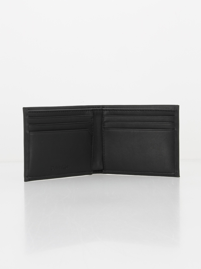 Portefeuille fin en cuir anti-RFID noir homme - Calvin Klein