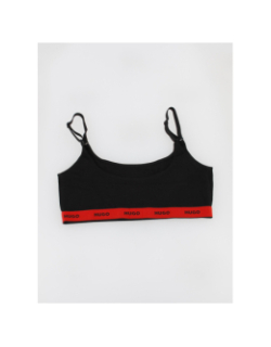 Pack de 2 brassières stripe rouge noir femme - Hugo