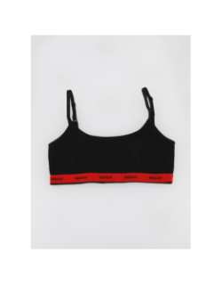 Pack de 2 brassières stripe rouge noir femme - Hugo